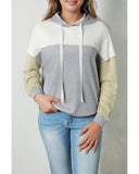 Azura Exchange Colorblock Patchwork Pullover Hoodie - L