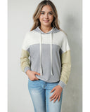 Azura Exchange Colorblock Patchwork Pullover Hoodie - M