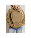 Azura Exchange Patchwork Kangaroo Pocket Hoodie - S