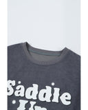 Azura Exchange Saddle Up Graphic Sweatshirt - L