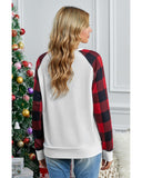 Azura Exchange Long Sleeve Buffalo Plaid Sweatshirt - 2XL