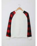 Azura Exchange Long Sleeve Buffalo Plaid Sweatshirt - 2XL