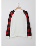 Azura Exchange Long Sleeve Buffalo Plaid Sweatshirt - 2XL