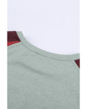 Azura Exchange Plaid Long Sleeve Sweatshirt - M