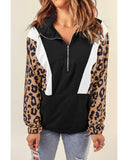 Azura Exchange Leopard Pullover Sweatshirt - L