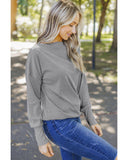 Azura Exchange Ribbed Zip Knit Top - XL