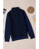 Azura Exchange Luxury Waffle Zip Up Sweatshirt - M