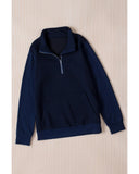 Azura Exchange Luxury Waffle Zip Up Sweatshirt - M