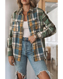 Azura Exchange Button Up Plaid Shacket - M