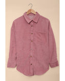 Azura Exchange Button Pocket Corduroy Shirt - S