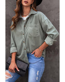 Azura Exchange Button Pocket Shirt - L