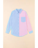 Azura Exchange Striped Print Shirt - L