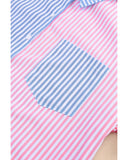 Azura Exchange Striped Print Shirt - L