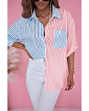 Azura Exchange Striped Print Shirt - M