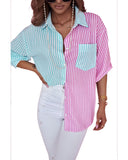 Azura Exchange Striped Print Shirt - L