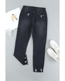 Azura Exchange Distressed Denim Pants - M