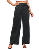 Azura Exchange Pocketed Wide Leg Tencel Jeans - 10 US