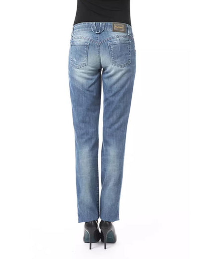 Regular Fit Jeans with Front and Back Pockets W26 US Women