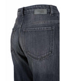 High-waisted Black Jeans with Zip Closure and Five Pockets W28 US Women