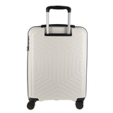 Pierre Cardin 65cm Medium Hard-Shell Suitcase Travel Luggage Bag - White