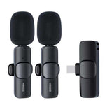 Hridz K9 Wireless Rechargeable 2 in 1 Lightning Microphone For Lightning Port Devices Recording Interview