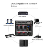 Hridz CT-80S Professional Audio Mixer – 8 Channels Bluetooth USB Mixer with Effects, 48V Phantom Power, and Built-in Sound Card, 8 Channels Audio Sound Mixer Mixing DJ Console USB with 48V Phantom Power