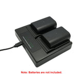 Hridz DMW-BLF19 Dual Charger For Panasonic GH3 & GH4 camera batteries