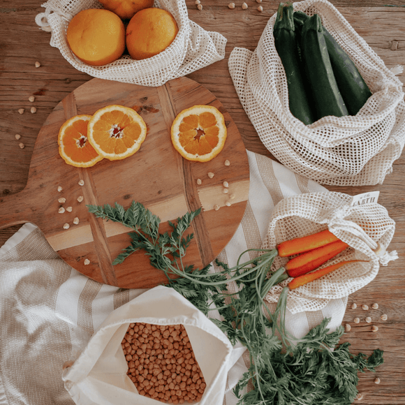 Farmer's Market Bundle | 6 Cotton Vegetable Bags