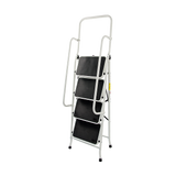 Foldable Non Slip 4 Step Steel Ladder