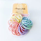 MANGO JELLY Kids Hair Ties (3cm) - Bubbly Candy -Twin Pack