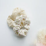 MANGO JELLY Scrunchies 2P - Cream