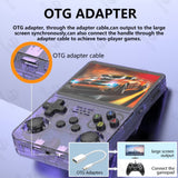 Black Retro Portable Gaming Console with 64GB, 1 Memory Card - 3D Games, HD Display, and Dual Joysticks