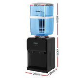 Devanti Water Cooler Dispenser Bench Top 22L Black