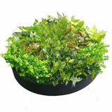 Artificial Plant Green Wall Disk Art 80cm - Mixed Fern