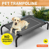 Pet Bed Dog Trampoline Grey XL