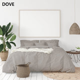 Royal Comfort - Balmain 1000TC Bamboo cotton Quilt Cover Sets (King) - Dove