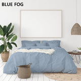 Royal Comfort - Balmain 1000TC Bamboo cotton Quilt Cover Sets (King) - Blue Fog