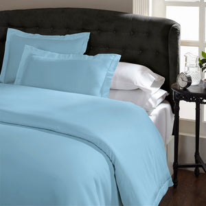 Royal Comfort 1500 Thread count Cotton Rich Quilt cover sets Queen Indigo