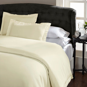 Royal Comfort 1500 Thread count Cotton Rich Quilt cover sets Queen Ivory