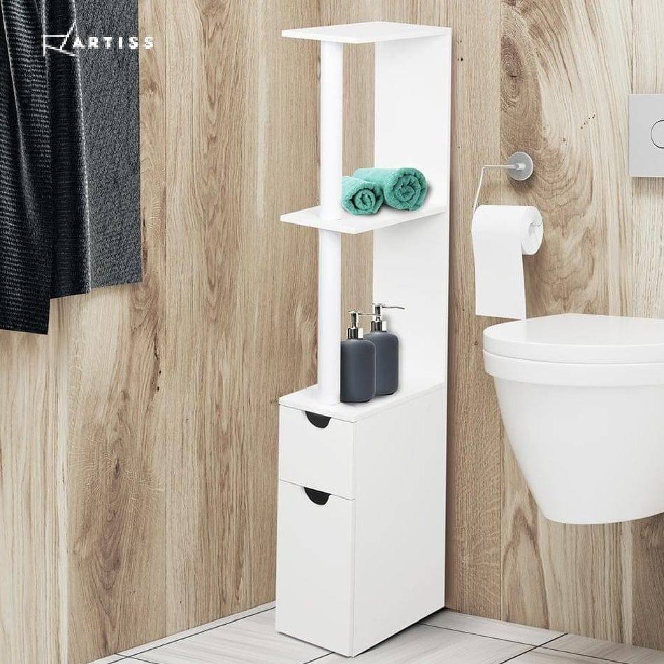 Artiss Freestanding Bathroom Storage Cabinet - White