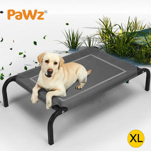 Compare Price Pet Bed Dog Trampoline Grey XL