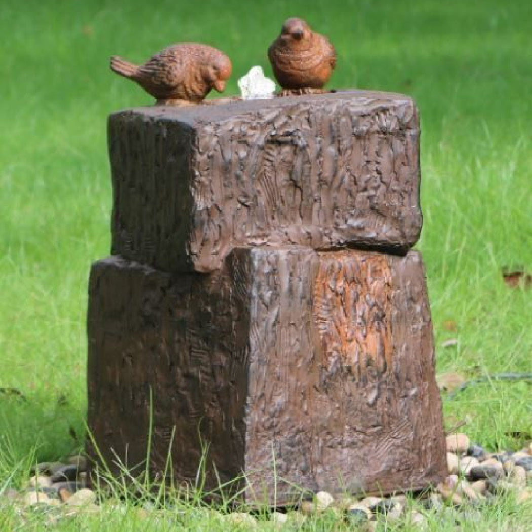 Dicky Bird Water Fountain with LED