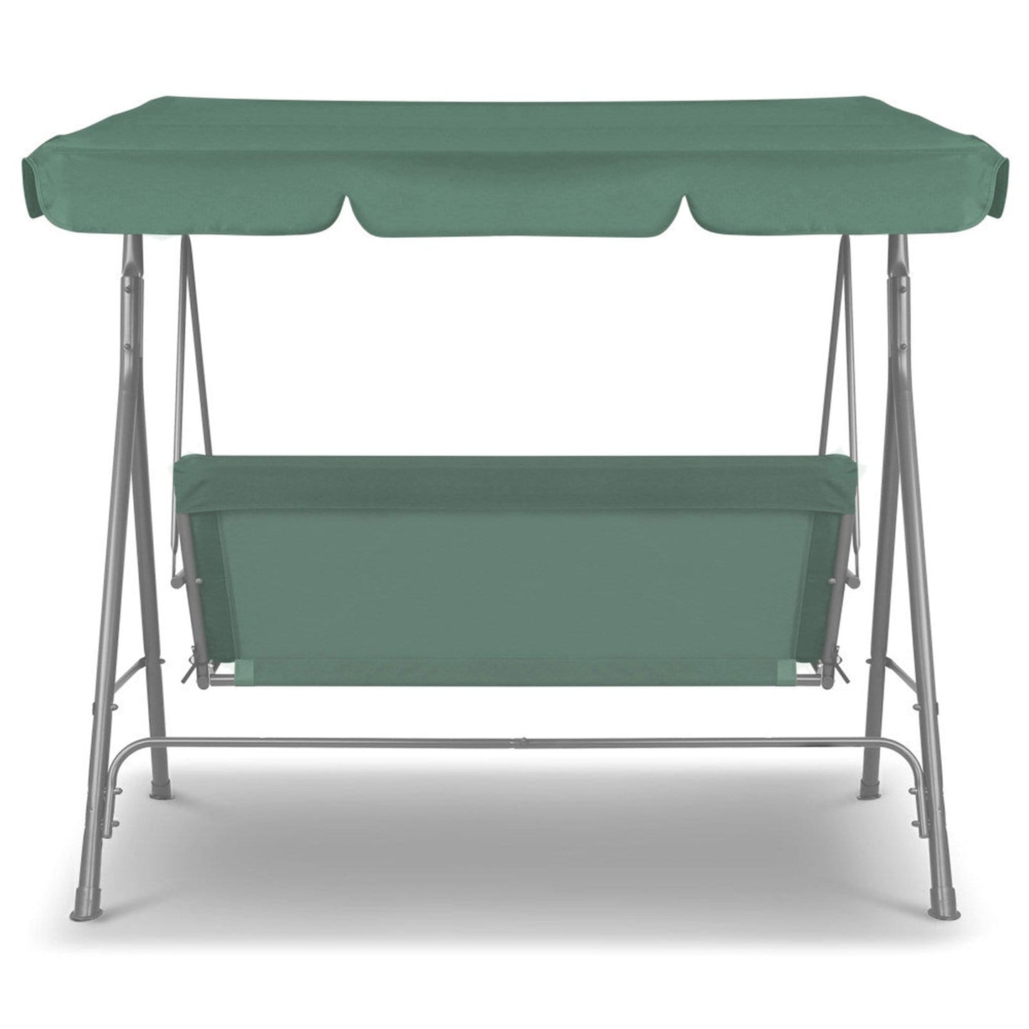 Milano Outdoor Steel Swing Chair - Dark Green