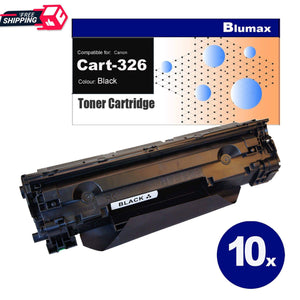 10 Pack Blumax Alternative for Canon CART-326 Black Toner Cartridges