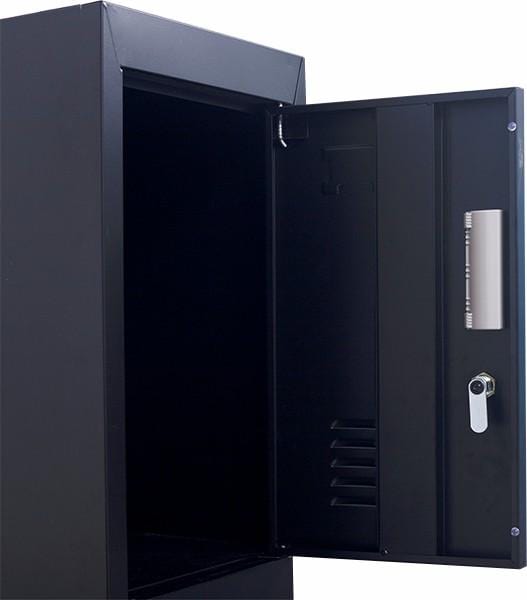 4-Door Vertical Locker for Office Gym Shed School Home Storage