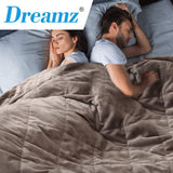 DreamZ 9KG Adults Size Anti Anxiety Weighted Blanket Gravity Blankets Mink