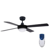 Devanti 52" Ceiling Fan - Black (CF-RC-52-BK)