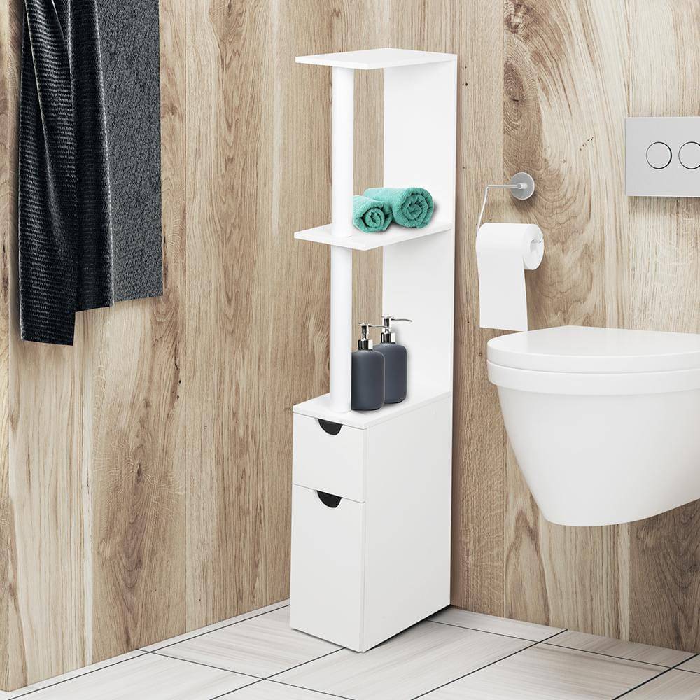 Artiss Freestanding Bathroom Storage Cabinet - White