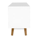 Artiss Wooden Entertainment Unit - White & Wood