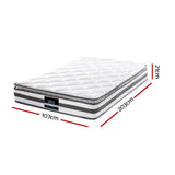 Mattress 21cm Thick – King Single Giselle Bedding Normay Bonnell Spring